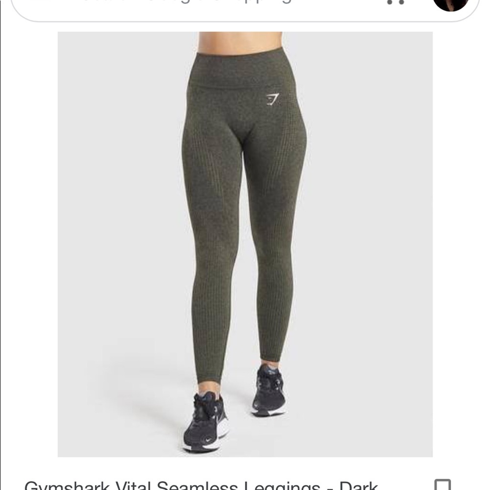 Gymshark Vital Seamless Leggings - Dark Green